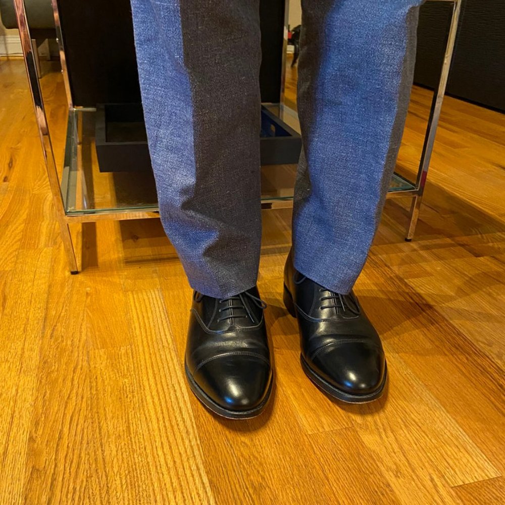 Barker England Men’s Cap Toe Oxfords Size 9.5